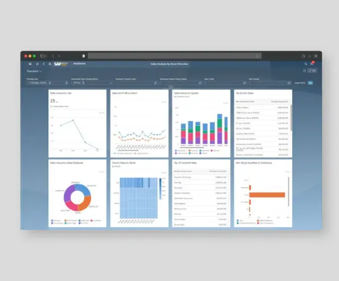 Visual element on SAP Business One - Tigersoft